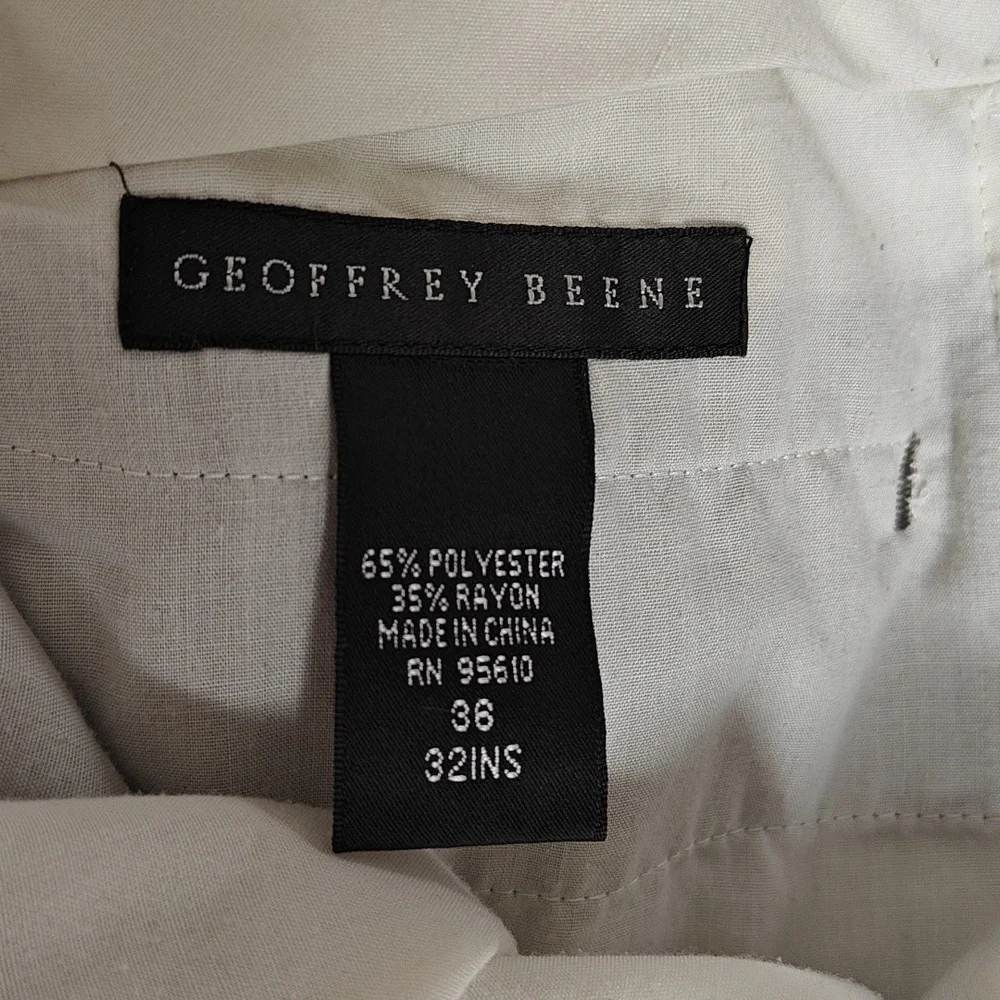 EUC Men's Gray Pinstripe Dress Pants - Picture 5 of 8